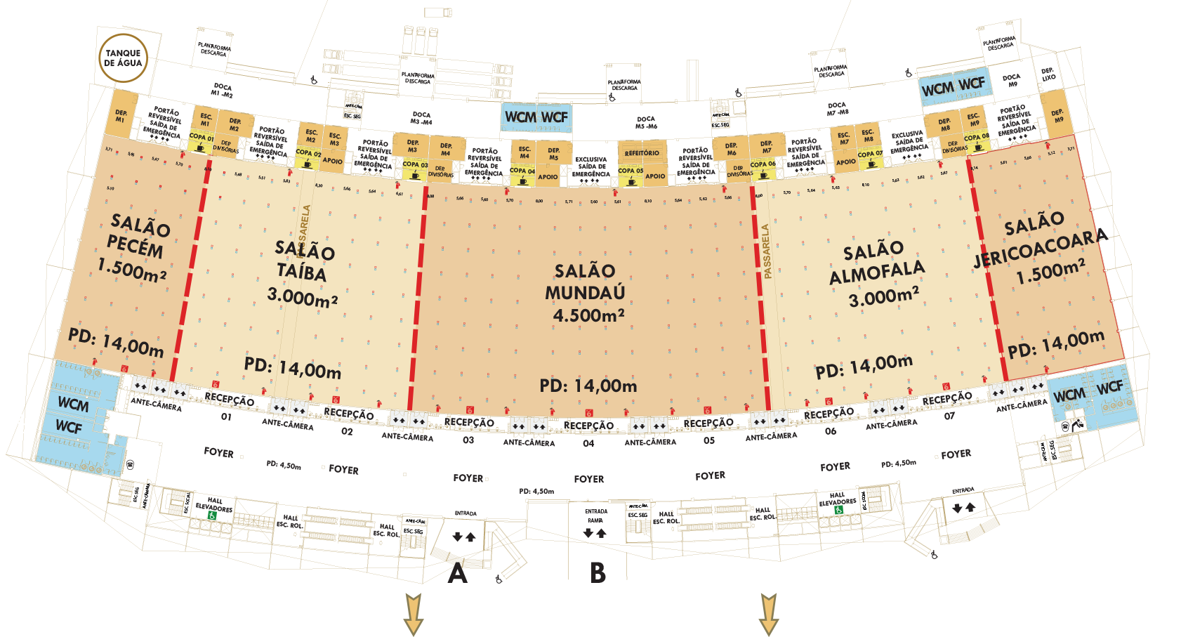 Mapa eventos SEBRAE CE